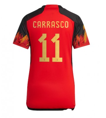 Lacne Ženy Futbalové dres Belgicko Yannick Carrasco #11 MS 2022 Krátky Rukáv - Domáci
